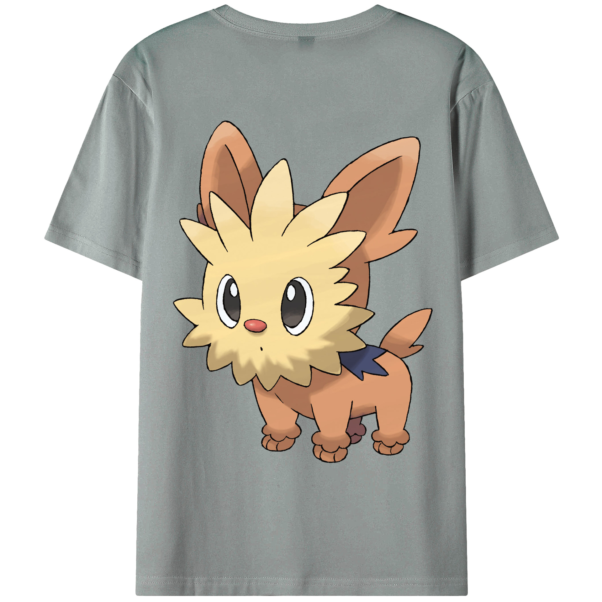 （画像用） ポケットモンスター Pokémon 綿100％ メンズ半袖Tシャツ（バックプリント） 通気性